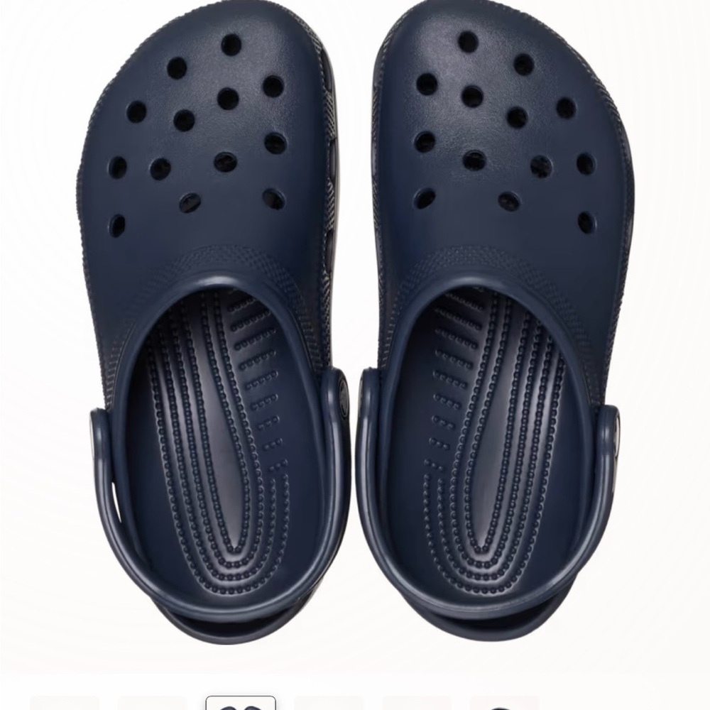 CROCS Navy Slip-On Loafers